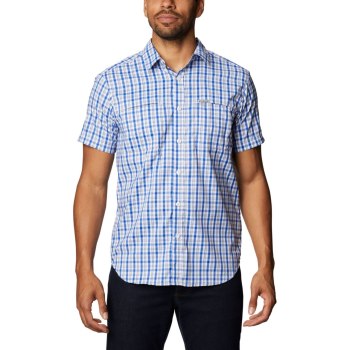 Columbia Muške Košulje - Thirty Mile Ledge Short Sleeve Tamno Plave | RVCO-53491
